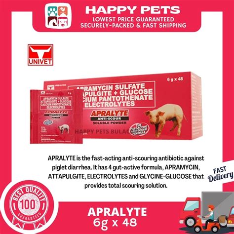 APRALYTE SOLUBLE POWDER 6g(UNIVET) .